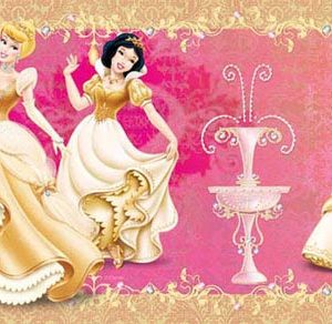 Cenefa Princesas Doradas 2554-1