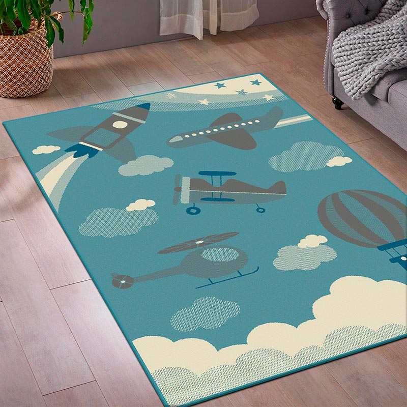 Alfombra 704478 94922 Sky Blue - Imagen 2